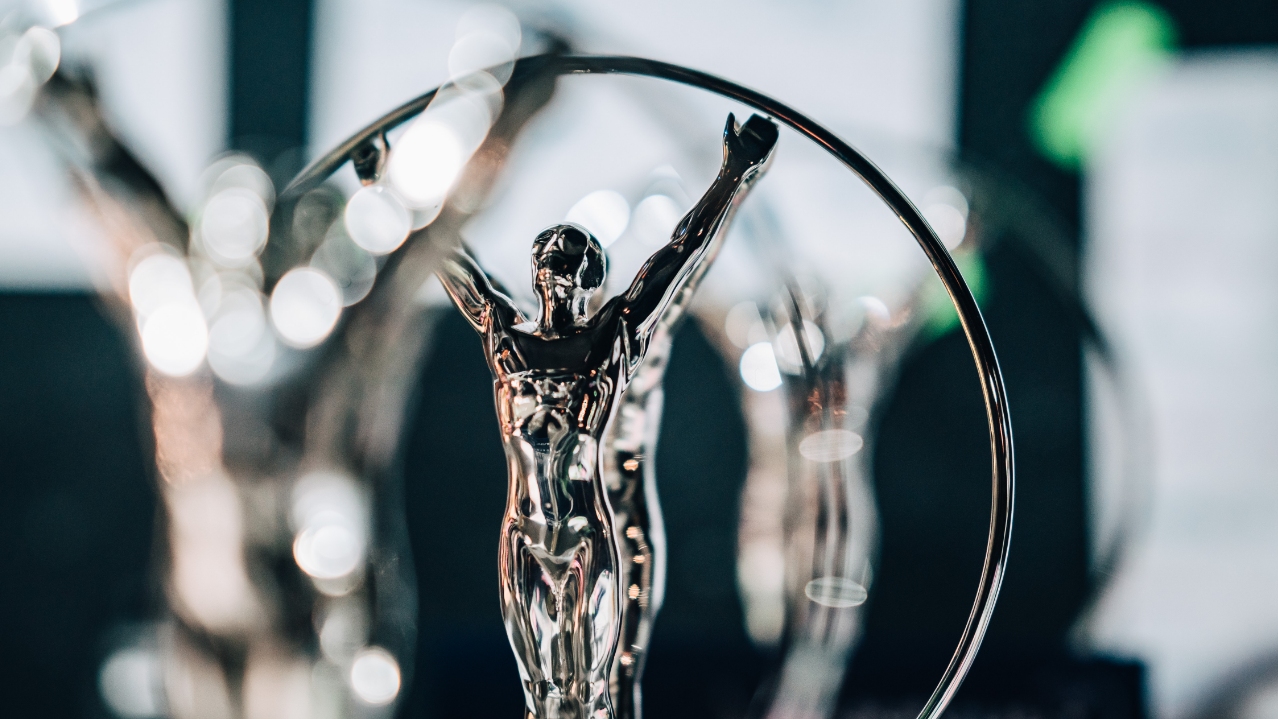 A Laureus Awards Statuette